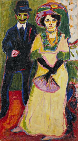 Ernst Ludwig Kirchner Dodo and her brother
